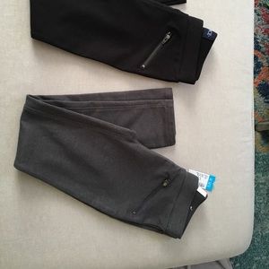 Little girls Ponte Knit Jeggings Sz 6 Black orGrey